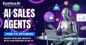 AI sales agent dashboard showing lead qualification and pipeline automation workflow