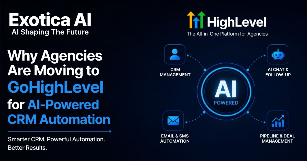 Why Agencies Are Moving to GoHighLevel for AI Powered CRM Automation