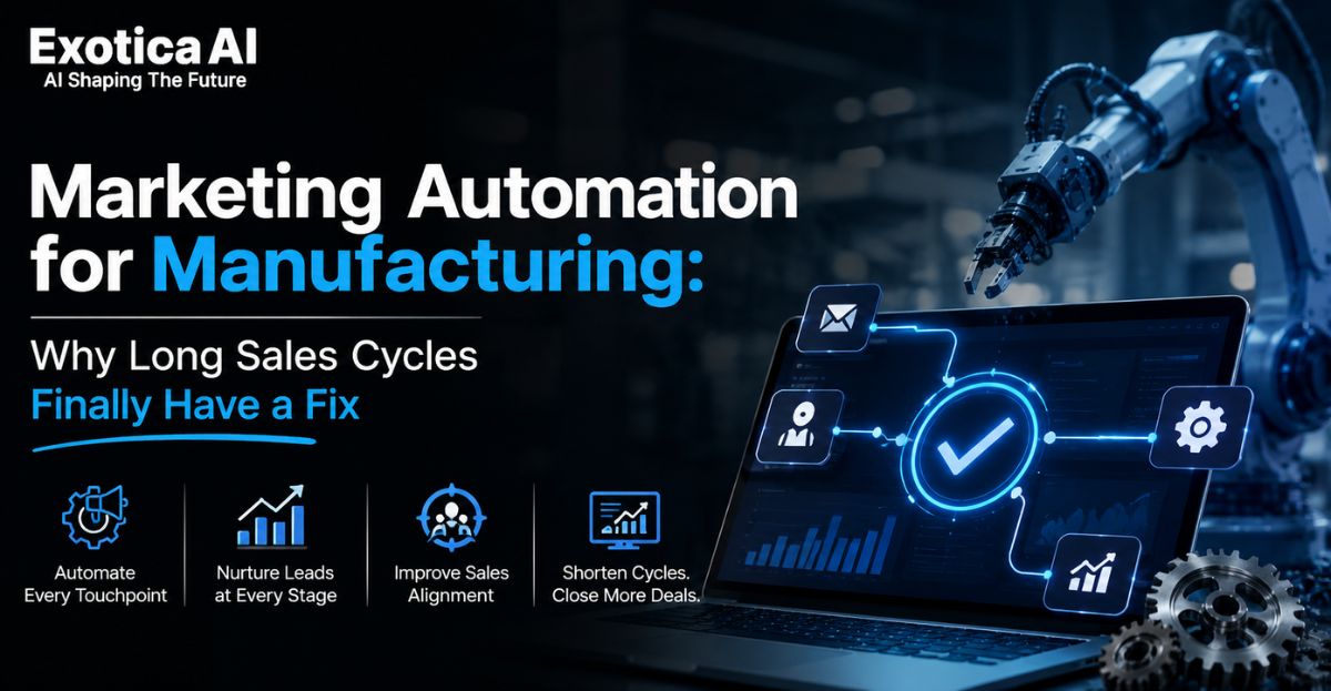 Marketing automation for manufacturing