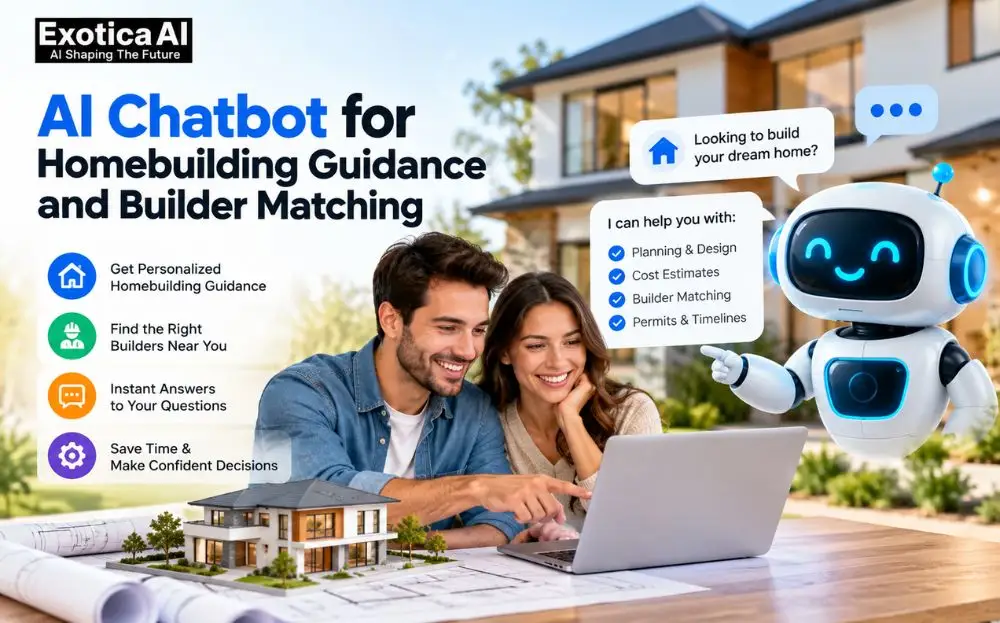 AI Chatbot for Homebuilding Guidance and Builder Matching
